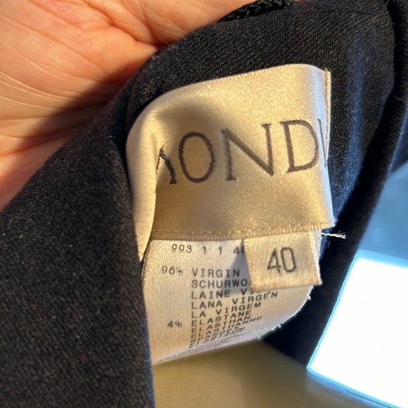 MONDI DARK GREY BLAZER DRESS LONG HACKET SZ 40 8/10 - Picture 5 of 6